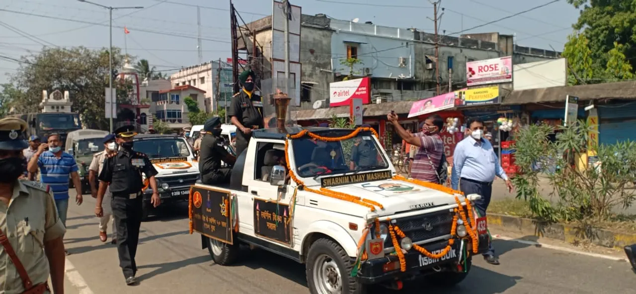  ବାଲେଶ୍ୱରରେ ସ୍ବର୍ଣ୍ଣିମ ବିଜୟ ମଶାଲ ରାଲି