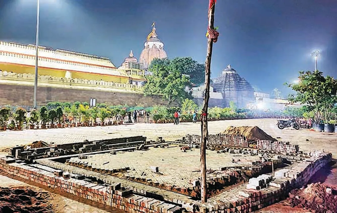  ଶ୍ରୀମନ୍ଦିର ଐତିହ୍ୟ କରିଡର ଭୂମିପୂଜନ ପ୍ରସ୍ତୁତି