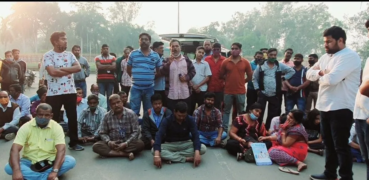  କ୍ରେନ୍‌ ଚାପିଦେବାରୁ କାର୍ଯ୍ୟରତ ଶ୍ରମିକଙ୍କ ମୃତ୍ୟୁ, କ୍ଷତିପୂରଣ ଦାବିରେ ପରିବାର ଲୋକଙ୍କ ଧାରଣା