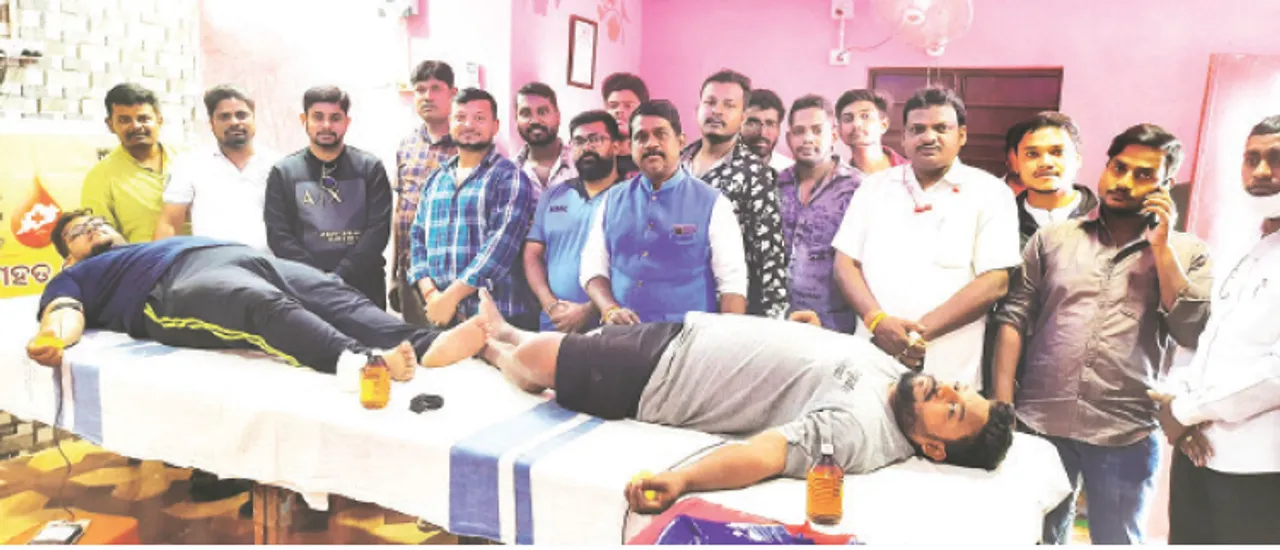  ୬୩ ୟୁନିଟ ରକ୍ତ ସଂଗ୍ରହ କଲା ମା’ ମଙ୍ଗଳା ୟୁଥ୍ କ୍ଲବ