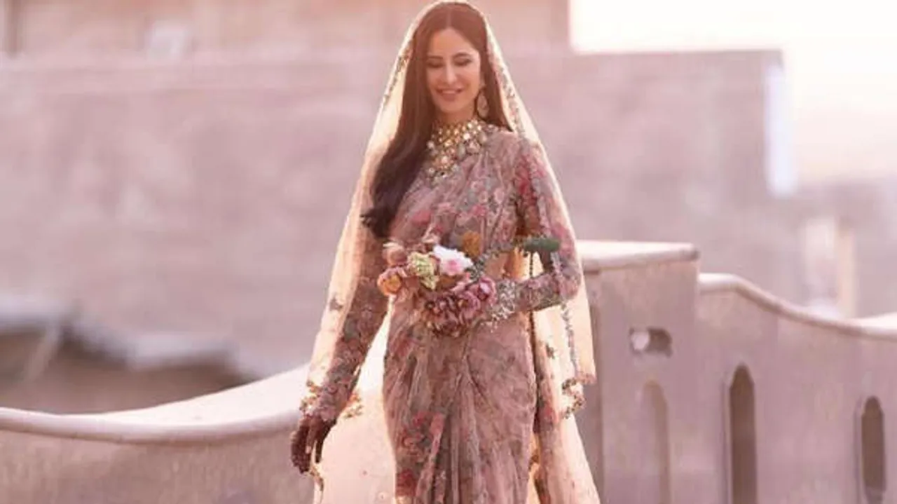  କ୍ୟାଟ୍ରିନାଙ୍କ ଏହି ଶାଢି ପଛରେ ଅଛି ୪୦ ଜଣ କାରିଗରଙ୍କ ୧୮୦୦ ଘଣ୍ଟାର ପରିଶ୍ରମ