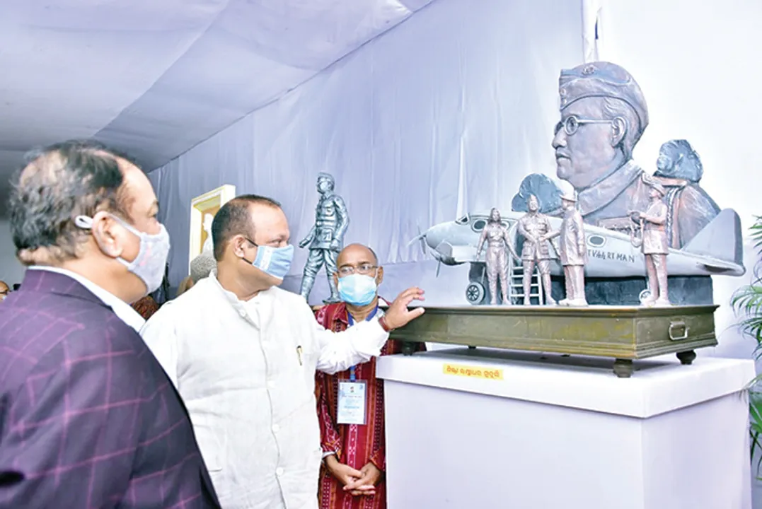  ନେତାଜୀ ସୁଭାଷ ଚନ୍ଦ୍ର ବୋଷ ଓ ବୀର ସୁରେନ୍ଦ୍ର ସାଏଙ୍କ ଜୟନ୍ତୀ: ଭାସ୍କର୍ଯ୍ୟକଳାରେ ନେତାଜୀଙ୍କ ବୀରତ୍ବ