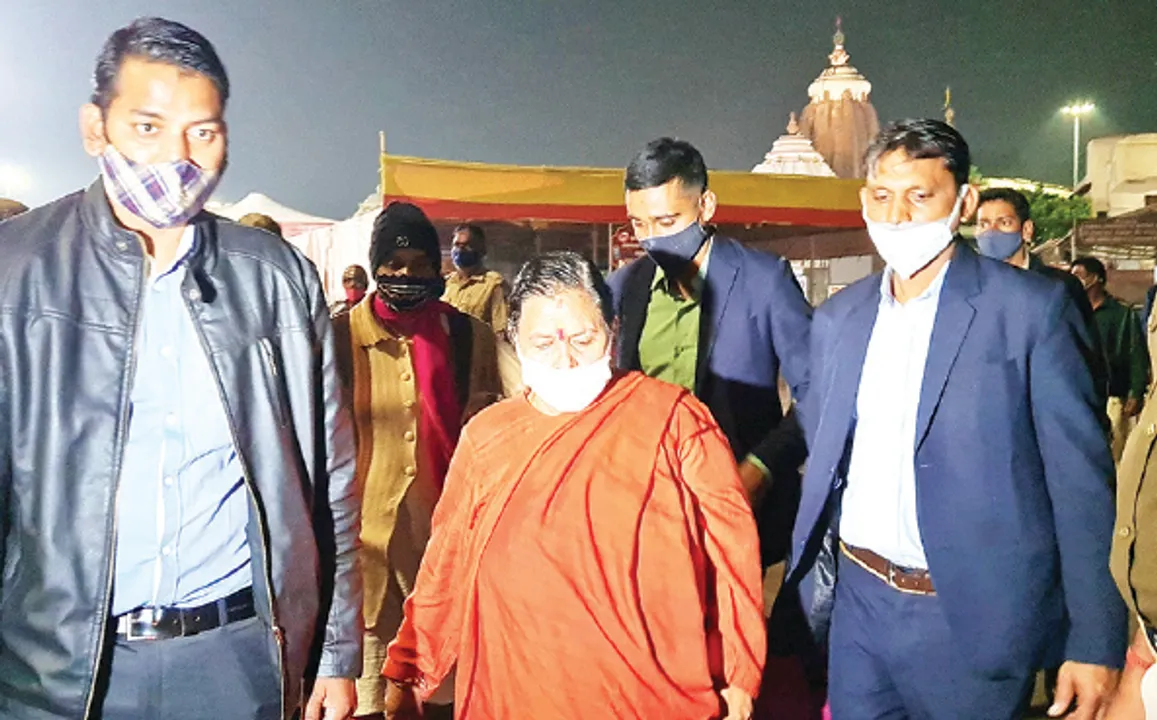  ପୁରୀରେ ଉମା ଭାରତୀ