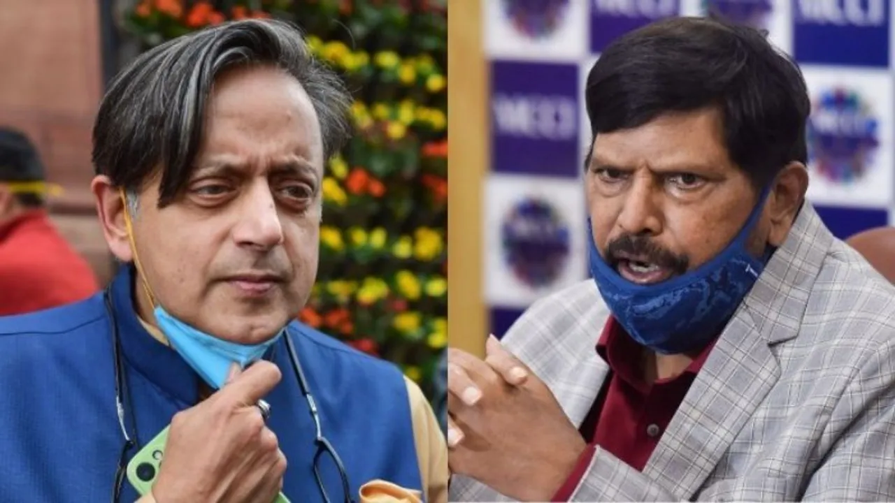  ଶଶି ଥରୁରଙ୍କୁ ଇଂରାଜୀ ଶିଖାଇଲେ କେନ୍ଦ୍ରମନ୍ତ୍ରୀ ରାମଦାସ ଅଠାଓ୍ଵାଲେ