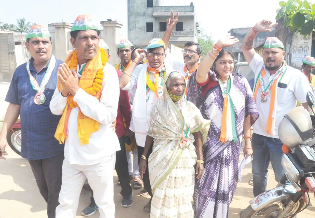  ୨୯ ନଂ ଜୋନ୍‌ରେ କଂଗ୍ରେସର ମାରାଥନ ପ୍ରଚାର