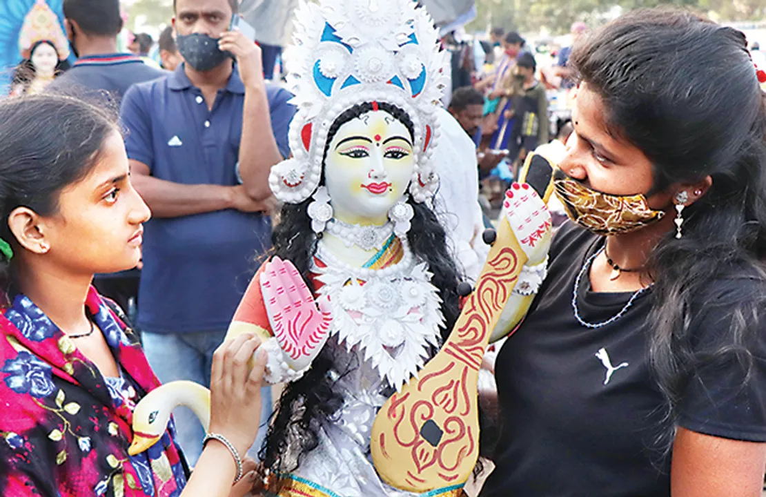  ଆଜି ବିରାଜିବେ ମା’ ବାଗ୍‌ଦେବୀ
