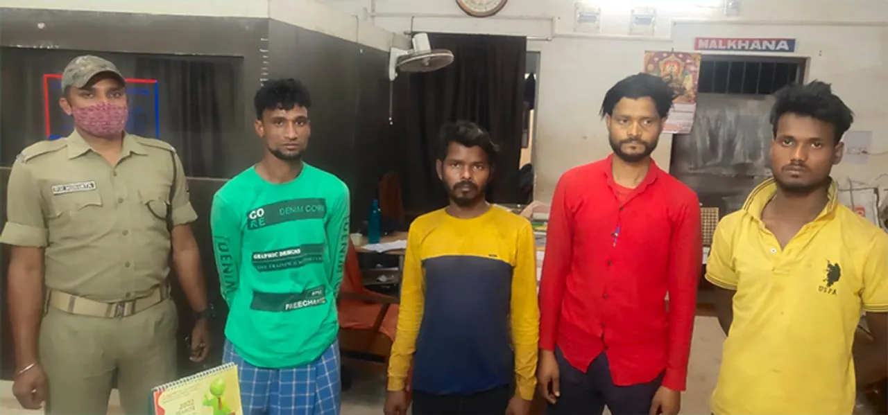  ଚୋରି ଟ୍ରକ ଉଦ୍ଧାର, ୪ ଗିରଫ
