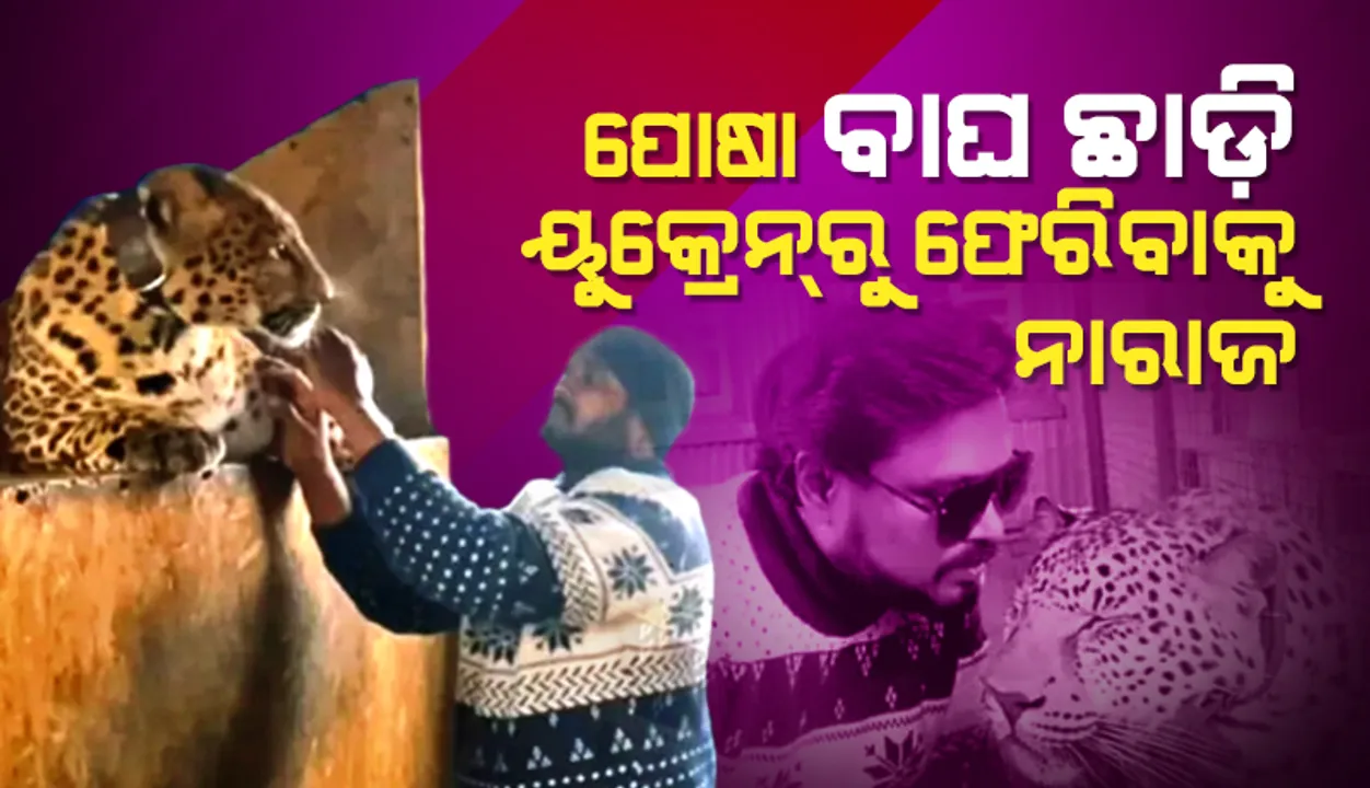  ପୋଷା କଲରାପତ୍ରିଆ ଓ କଳାବାଘ ଛାଡ଼ି ୟୁକ୍ରେନ୍‌ରୁ ସ୍ବଦେଶ ଫେରିବାକୁ ନାରାଜ ଭାରତୀୟ ଡାକ୍ତର