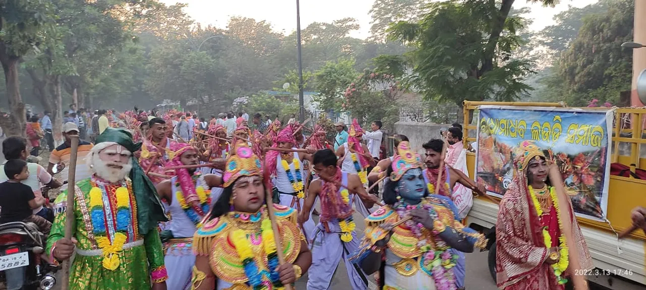  ନାଲକୋନଗରରେ ଶ୍ରୀମଦନମୋହନଙ୍କ ପରିକ୍ରମା ଆରମ୍ଭ। (ଫଟୋ: ସୁଜିତ)