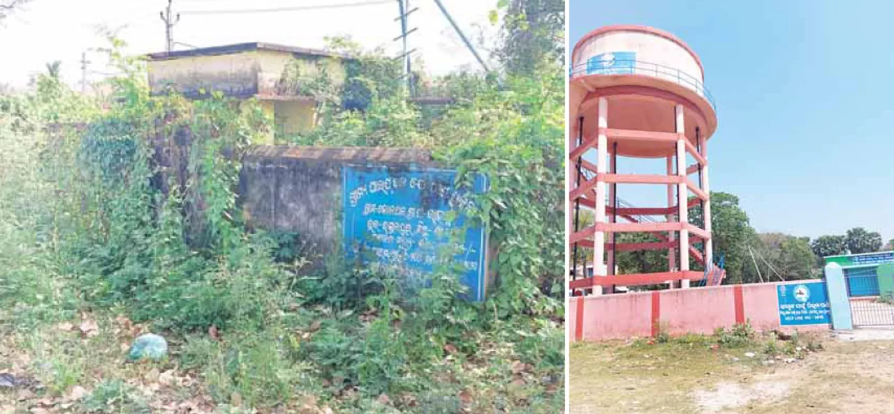  ପାନୀୟ ଜଳ ପ୍ରକଳ୍ପ ଅନୁଦାନ ହରିଲୁଟ୍‌; ଠିକାଦାର ମାଲାମାଲ, ପାଣି ପାଇଁ ଗ୍ରାମବାସୀ ଡହଳବିକଳ
