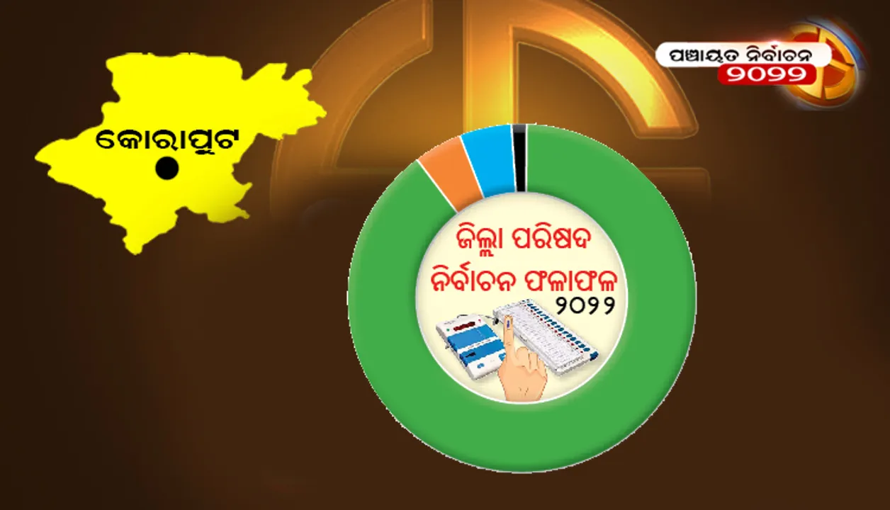  କୋରାପୁଟ ଜିଲ୍ଲା ପରିଷଦ ନିର୍ବାଚନ ଫଳାଫଳ-୨୦୨୨
