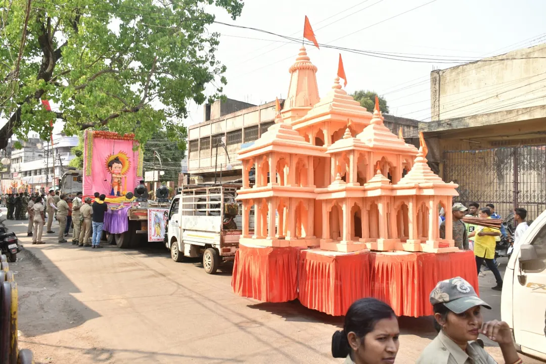  ଇସ୍ପାତ ସହରରେ ରାମନବମୀ ଆଖଡ଼ା ଶୋଭାଯାତ୍ରା