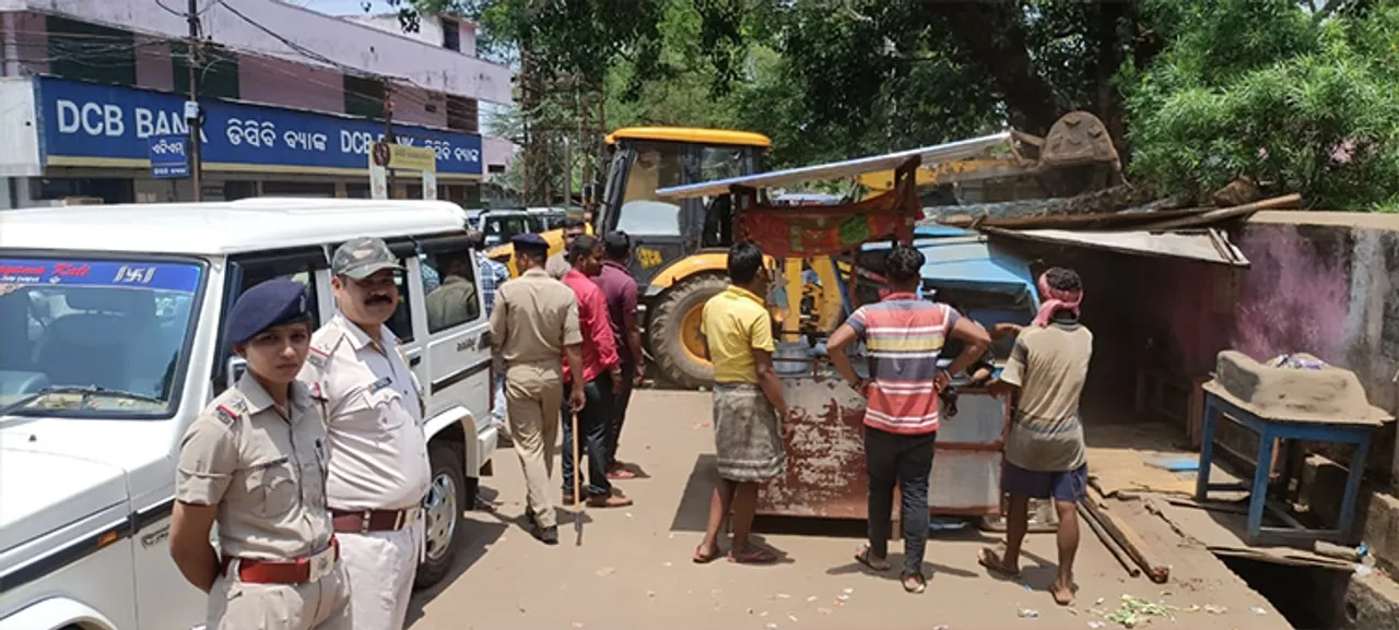  ପୌରପାଳିକା ପକ୍ଷରୁ ଜବରଦଖଲ ଉଛେଦ