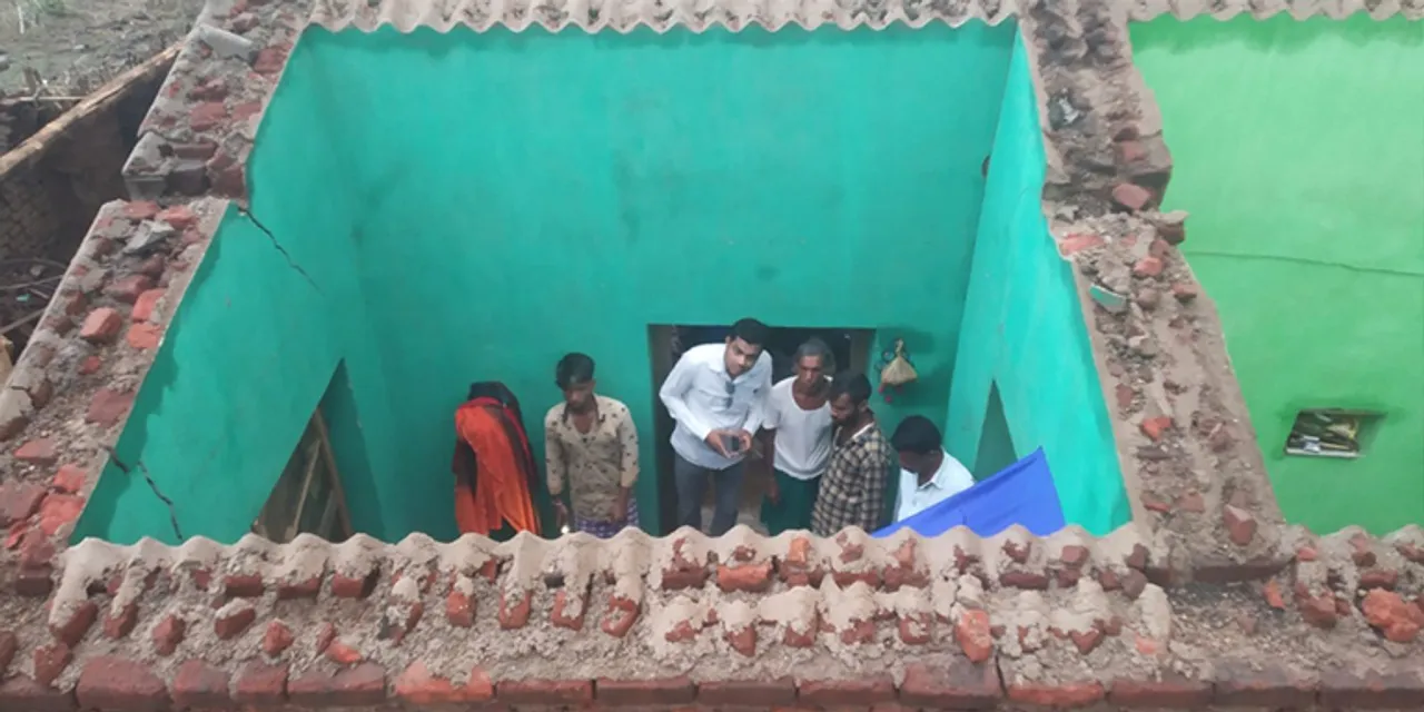  ବ୍ରାହ୍ମଣପଡ଼ାରେ କାଳବୈଶାଖୀ; ଭାଙ୍ଗିଲା ୫୦ରୁ ଅଧିକ ଘର, ଜଣେ ଗୁରୁତର