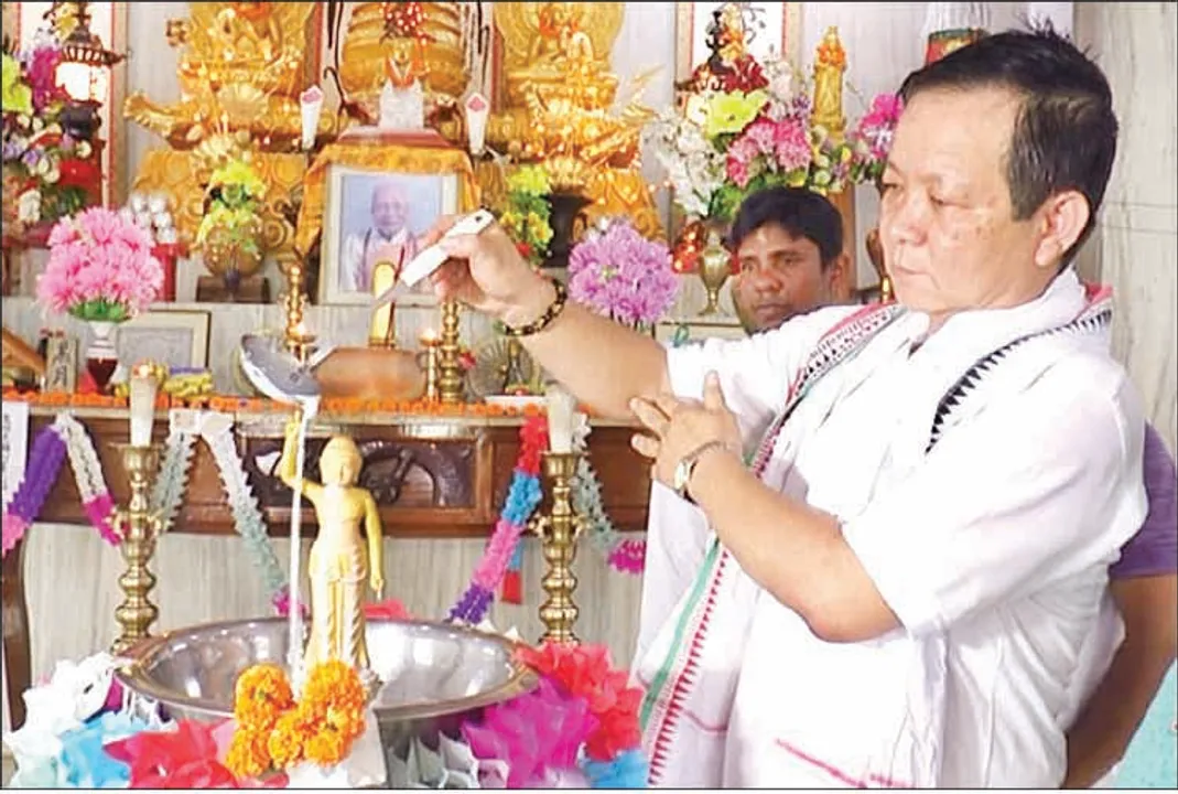  ଶାନ୍ତିସ୍ତୂପରେ ବୁଦ୍ଧ ଜୟନ୍ତୀ