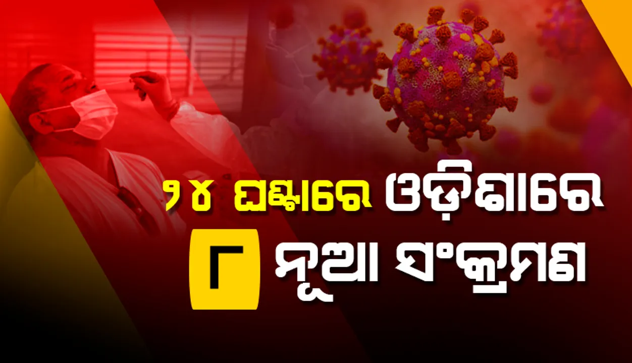  ଗତ ୨୪ ଘଣ୍ଟା ମଧ୍ୟରେ ୮ କରୋନା ପଜିଟିଭ ଚିହ୍ନଟ, ଜଣେ ବି ୧୮ ବର୍ଷରୁ କମ୍ ବର୍ଗର ନାହାନ୍ତି