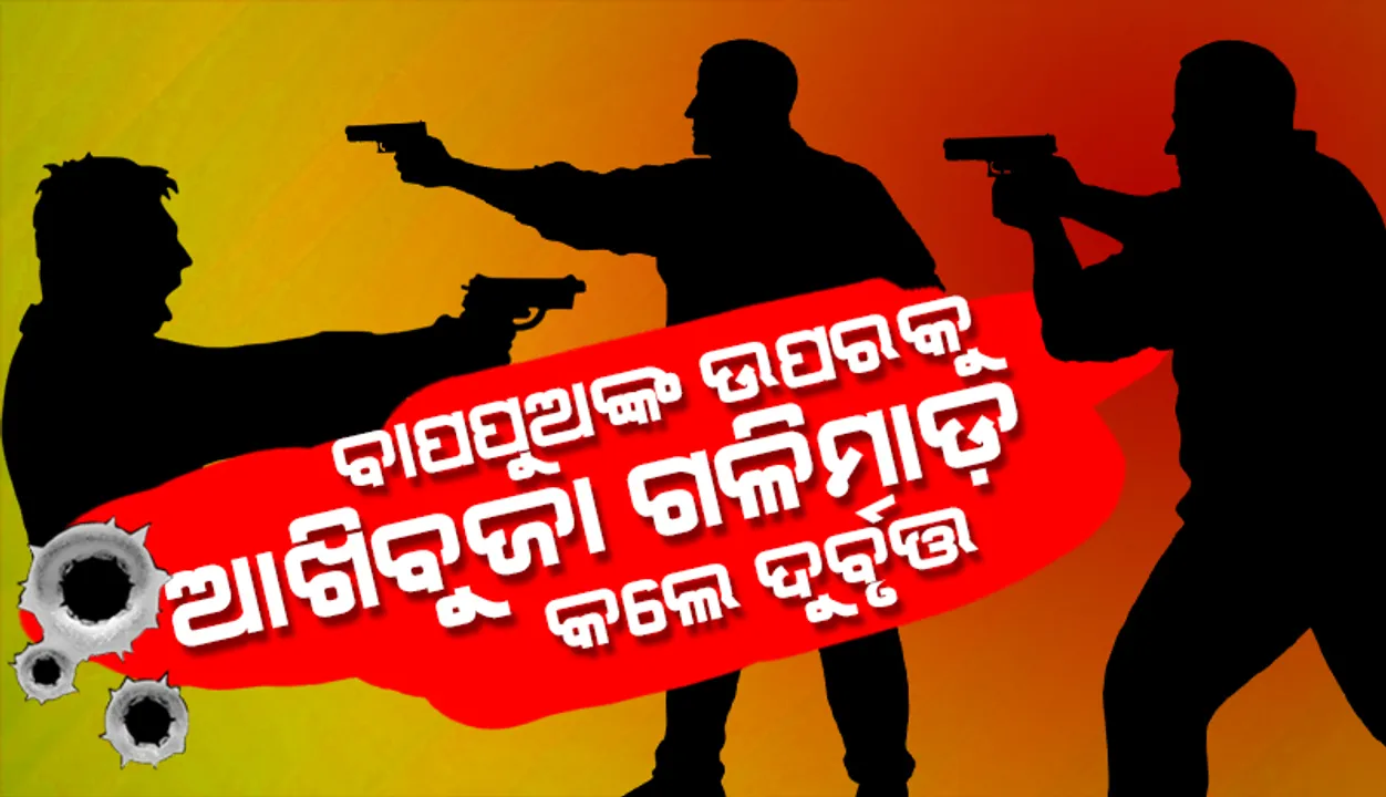 ବାପପୁଅଙ୍କ ଉପରକୁ ଗୁଳିମାଡ଼ କଲେ ଦୁର୍ବୃତ୍ତ: ଉଭୟେ ଗୁରୁତର