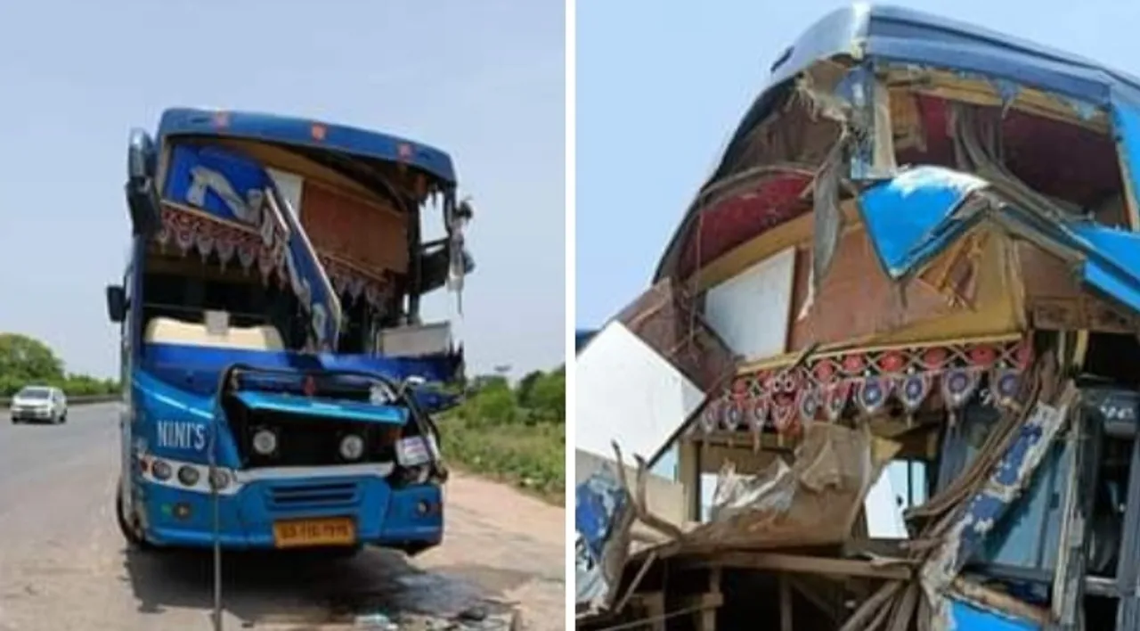  ଭଣ୍ଡାରିପୋଖରୀରେ ଟ୍ରକକୁ ପିଟିଲା ଯାତ୍ରୀବାହୀ ବସ୍: ୯ ଗୁରୁତର