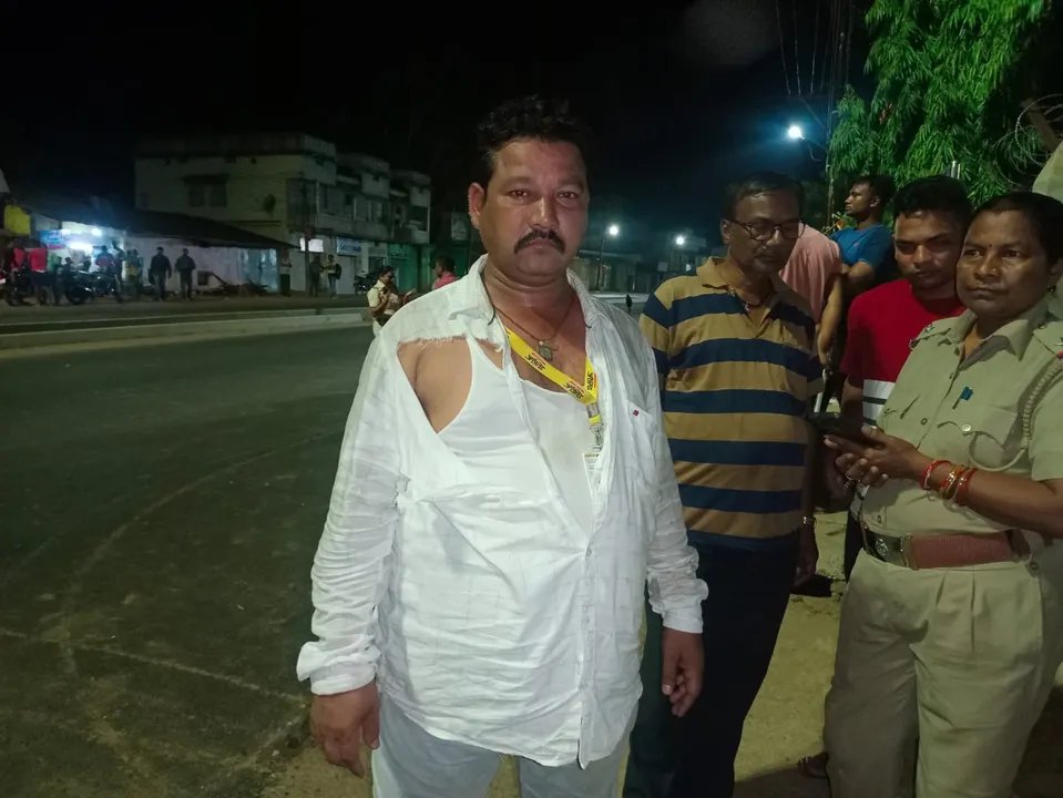  ଖବର ସଂଗ୍ରହ ବେଳେ ସାମ୍ବାଦିକଙ୍କୁ ମାଡ଼ ଆଭିଯୋଗ