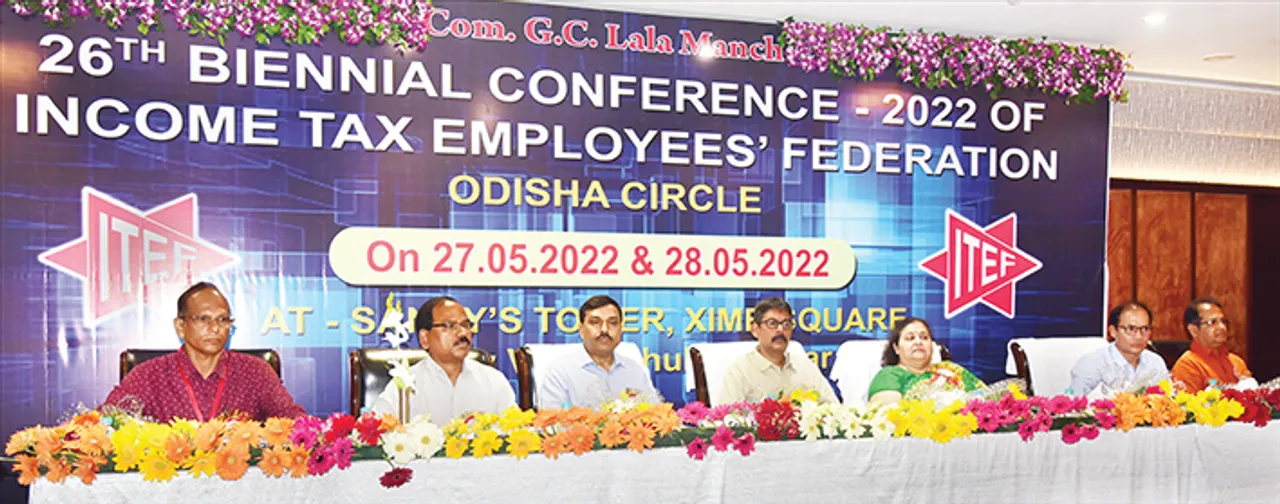  ଆୟକର କର୍ମଚାରୀ ମହାସଂଘର ଦ୍ବିବାର୍ଷିକ ସମ୍ମିଳନୀ ଆରମ୍ଭ