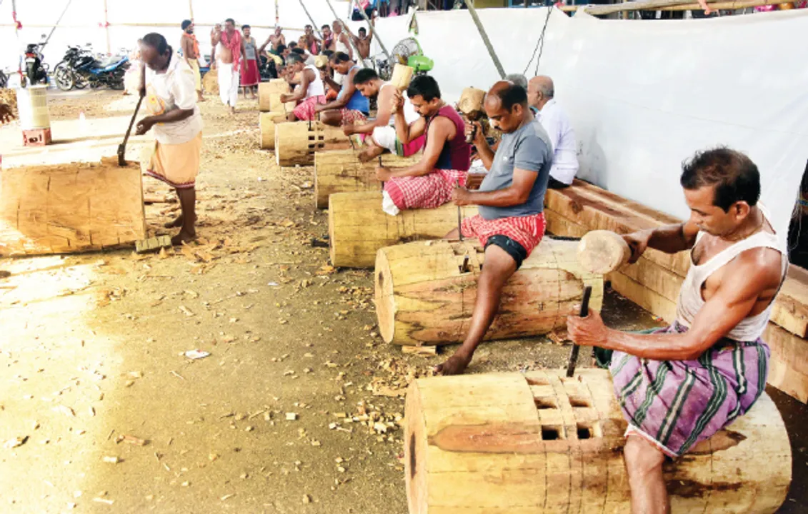  ରଥଖଳା ଚଳଚଞ୍ଚଳ: ଆରମ୍ଭ ହେଲା ତୁମ୍ବ ବିନ୍ଧ କାମ