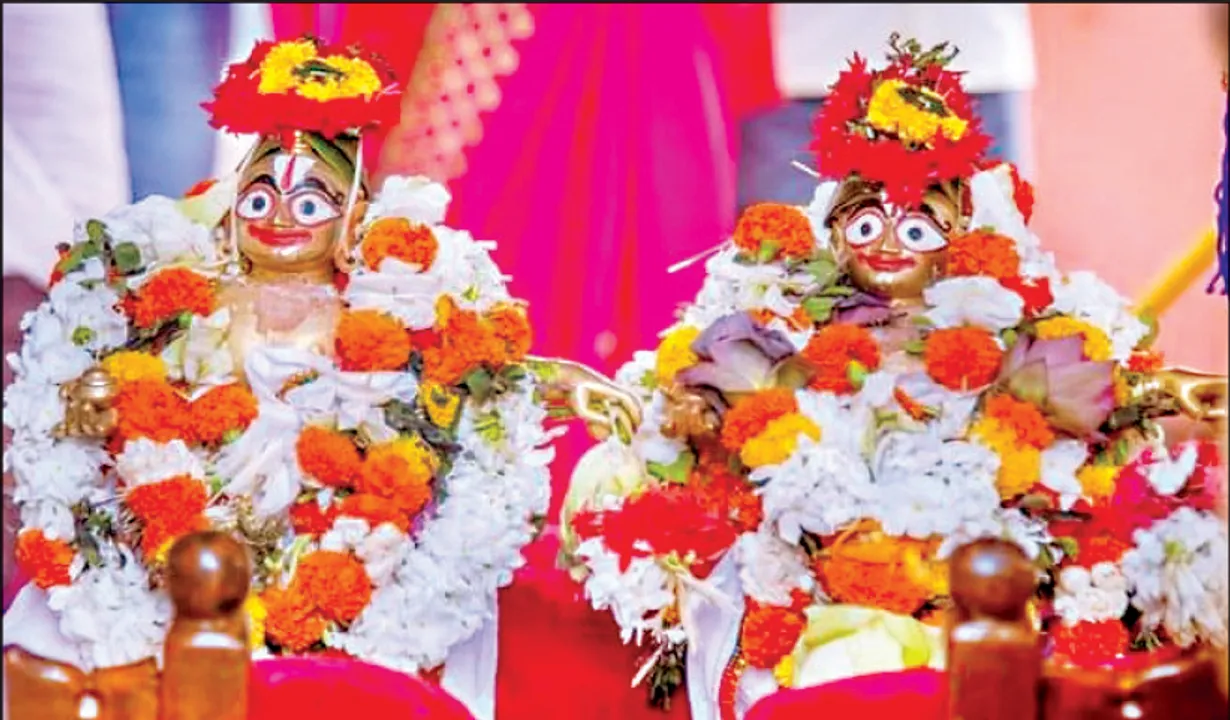  ଚନ୍ଦନଯାତ୍ରାର ରାମ-କୃଷ୍ଣ