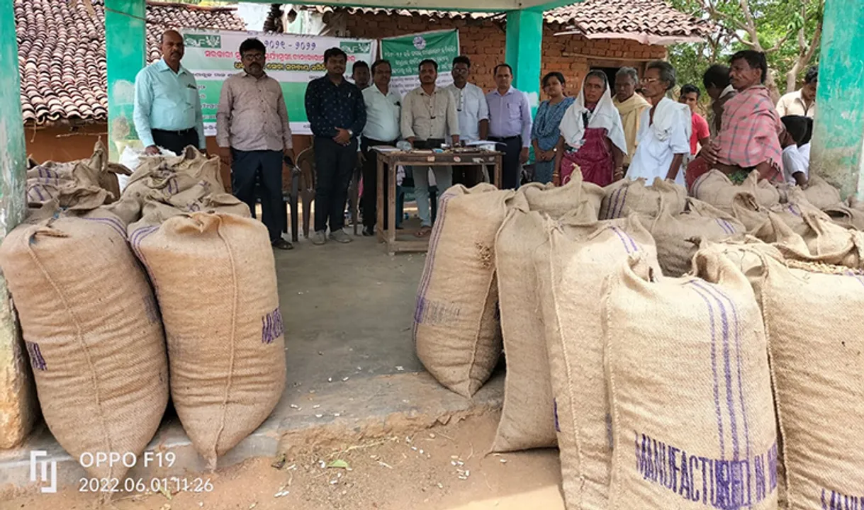  ଜିଲ୍ଲାରେ ପ୍ରଥମ, ଧରମବନ୍ଧାରେ ଚିନାବାଦାମ ମଣ୍ଡି ଉଦ୍‌ଘାଟିତ