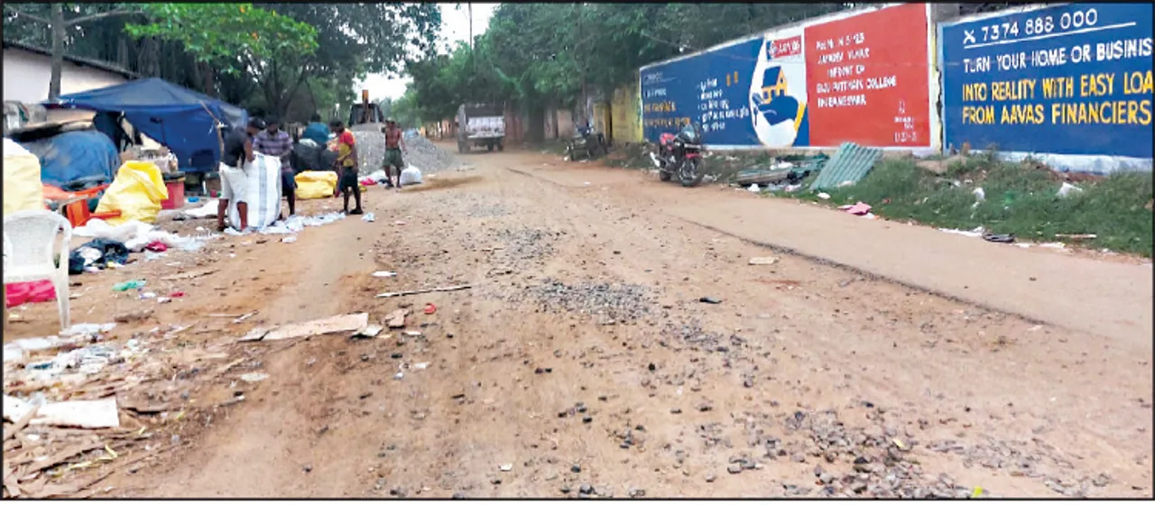  ଶୋଚନୀୟ ଅବସ୍ଥାରେ ପ୍ରେସ୍‌ କଲୋନି ରାସ୍ତା, ଧୂଳି ପରେ କନ୍ଦଉଛି ପଙ୍କ କାଦୁଅ