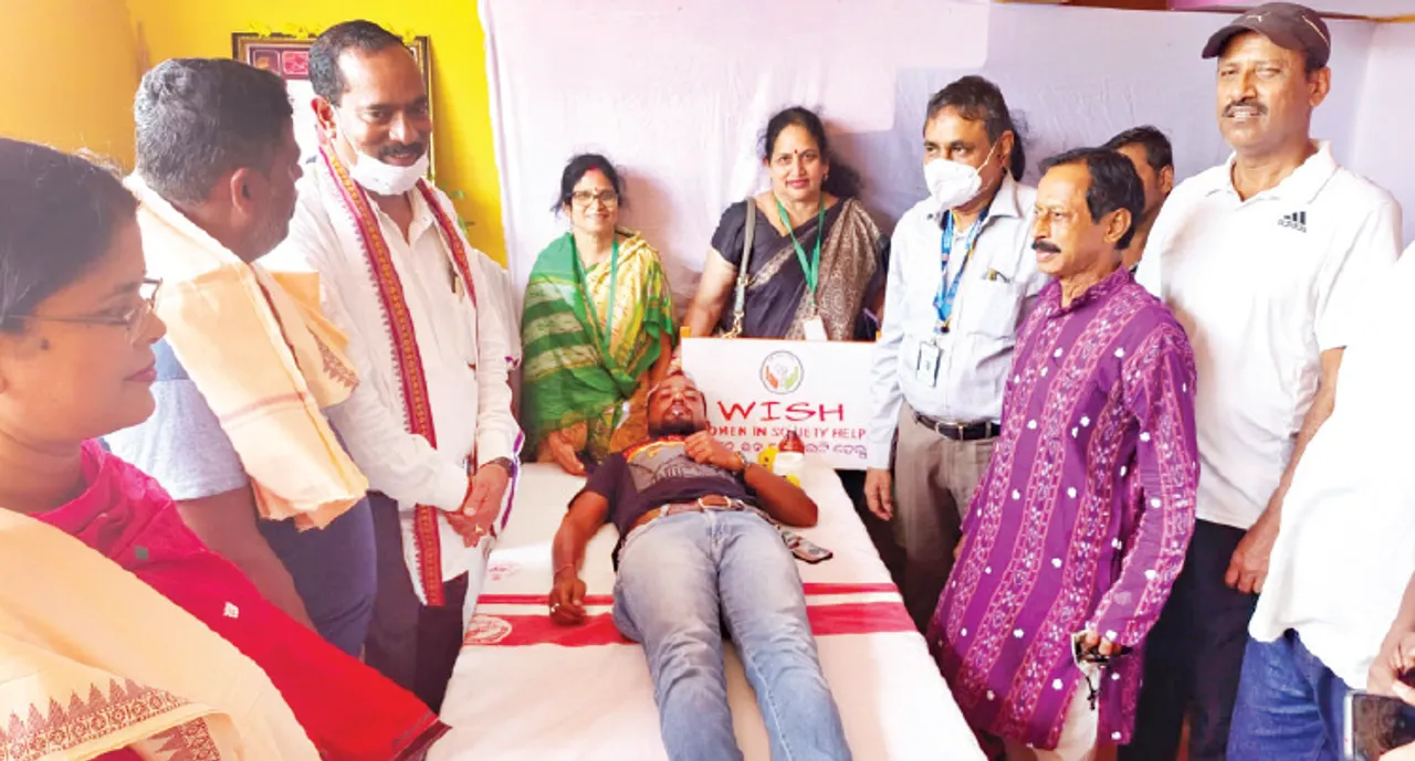  ୱିସ୍‌ ପକ୍ଷରୁ ରକ୍ତଦାନ ଶିବିର