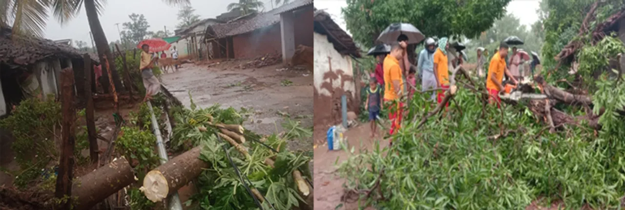  କାଳ ବୈଶାଖୀରେ ଗଛ ପଡ଼ି ରାସ୍ତା ଅବରୋଧ