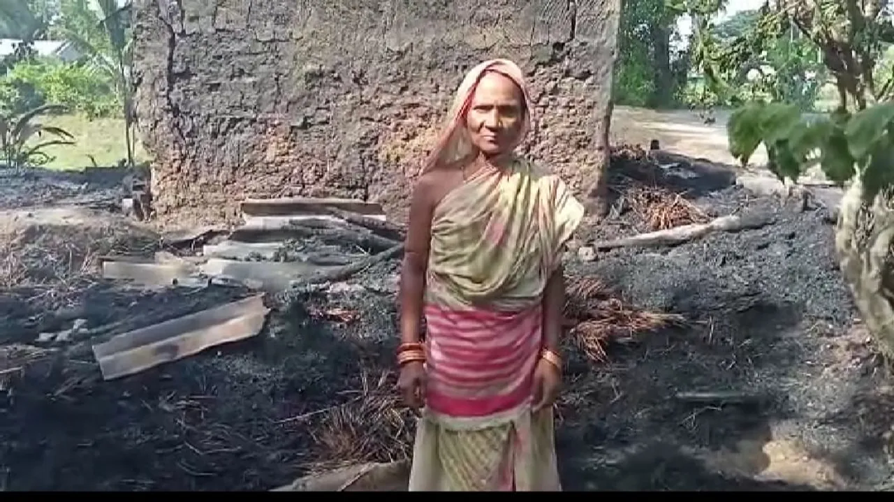  ବାଲିପାଟଣା: ନିଆଁ ଲାଗି ପାଉଁଶ ହୋଇଗଲା ଦୋକାନ ଘର