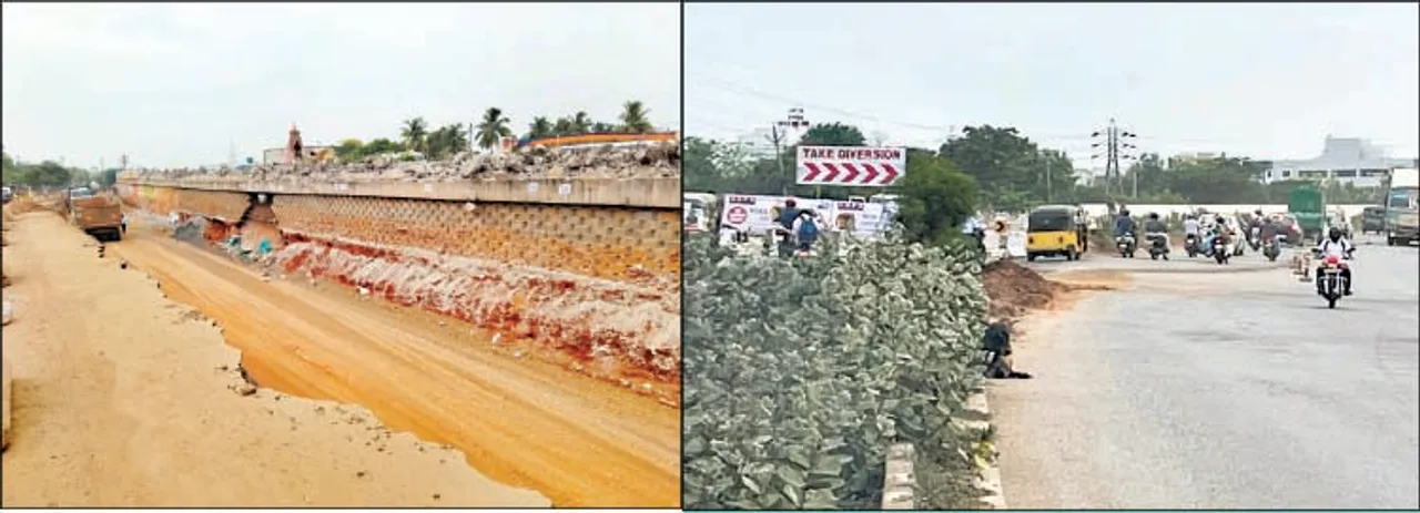  ନଳା ଖୋଳୁ ଖୋଳୁ ଭୁଶୁଡ଼ିଲା ଜାତୀୟ ରାଜପଥ