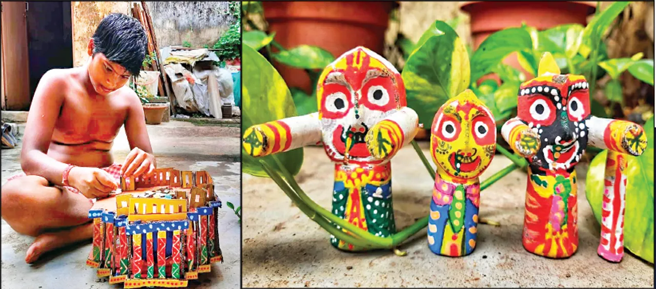  ଭାବବିନୋଦିଆଙ୍କ ଦିବ୍ୟାଙ୍ଗ ଭକ୍ତ: ଘୋଷଯାତ୍ରାରେ ଗଡ଼ିବ ତାଙ୍କ ନନ୍ଦିଘୋଷ
