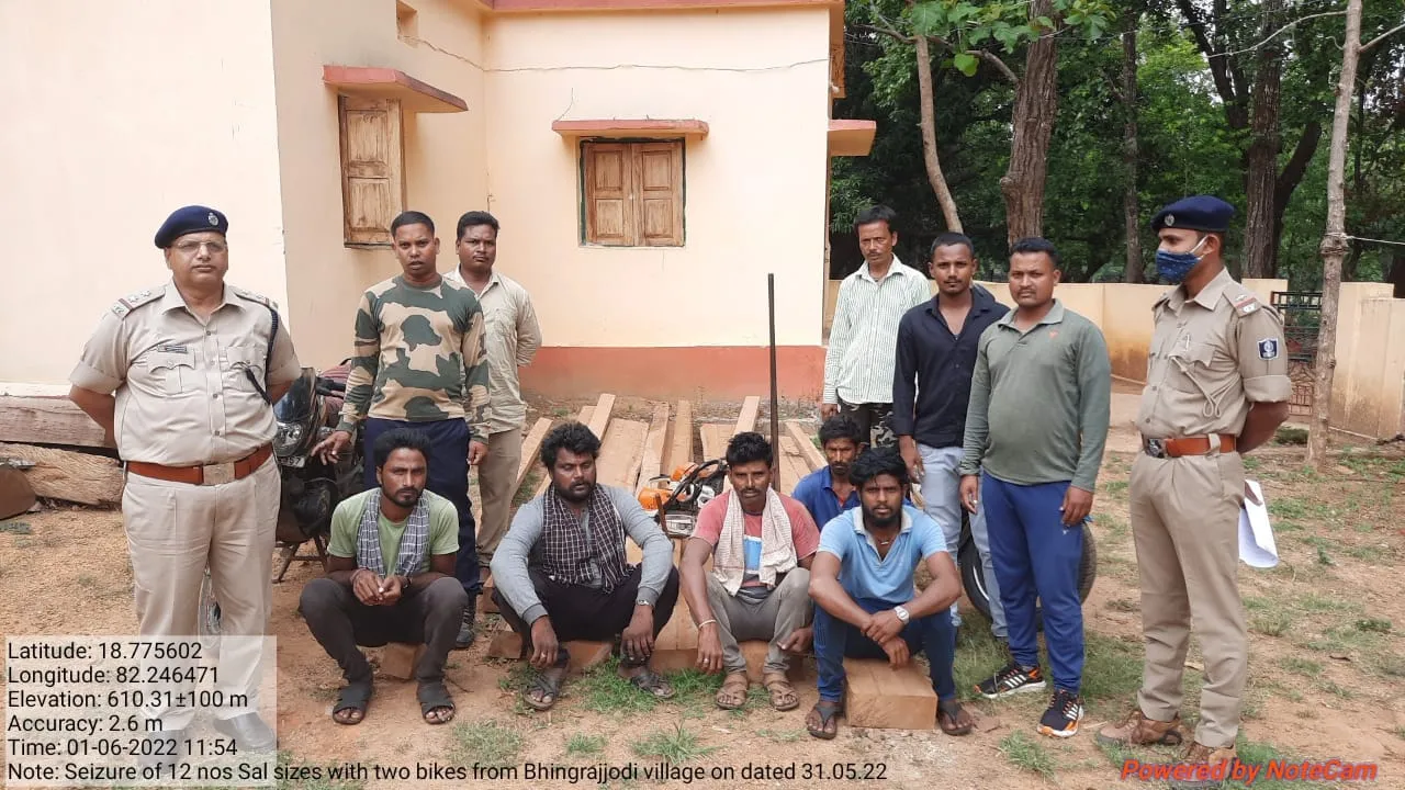  ଓଡ଼ିଶା ମାଟିରେ ଗଛ କାଟୁଥିଲେ, ଗିରଫ ହେଲେ ଆନ୍ଧ୍ରର ୫ ଯୁବକ