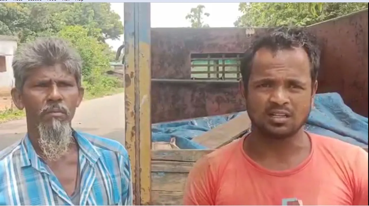  ଗୋ ମାଂସ ଓ ହାଡ଼ ଚାଲାଣ, ଗାଡ଼ି ସହ ୨ ଗିରଫ