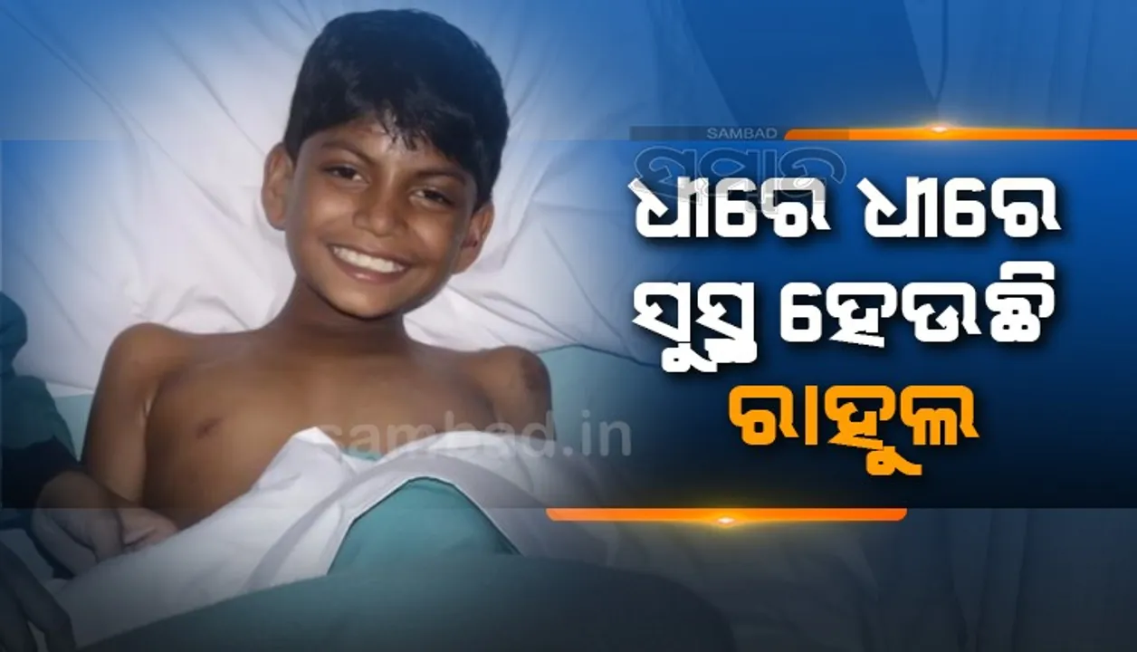  ଧୀରେ ଧୀରେ ସୁସ୍ଥ ହେଉଛି ରାହୁଲ