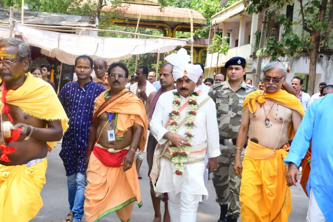  ରାଉରକେଲା: ସେକ୍ଟର -୩ ଜଗନ୍ନାଥ ମନ୍ଦିରରେ ଦେବସ୍ନାନ ପୂର୍ଣ୍ଣିମା