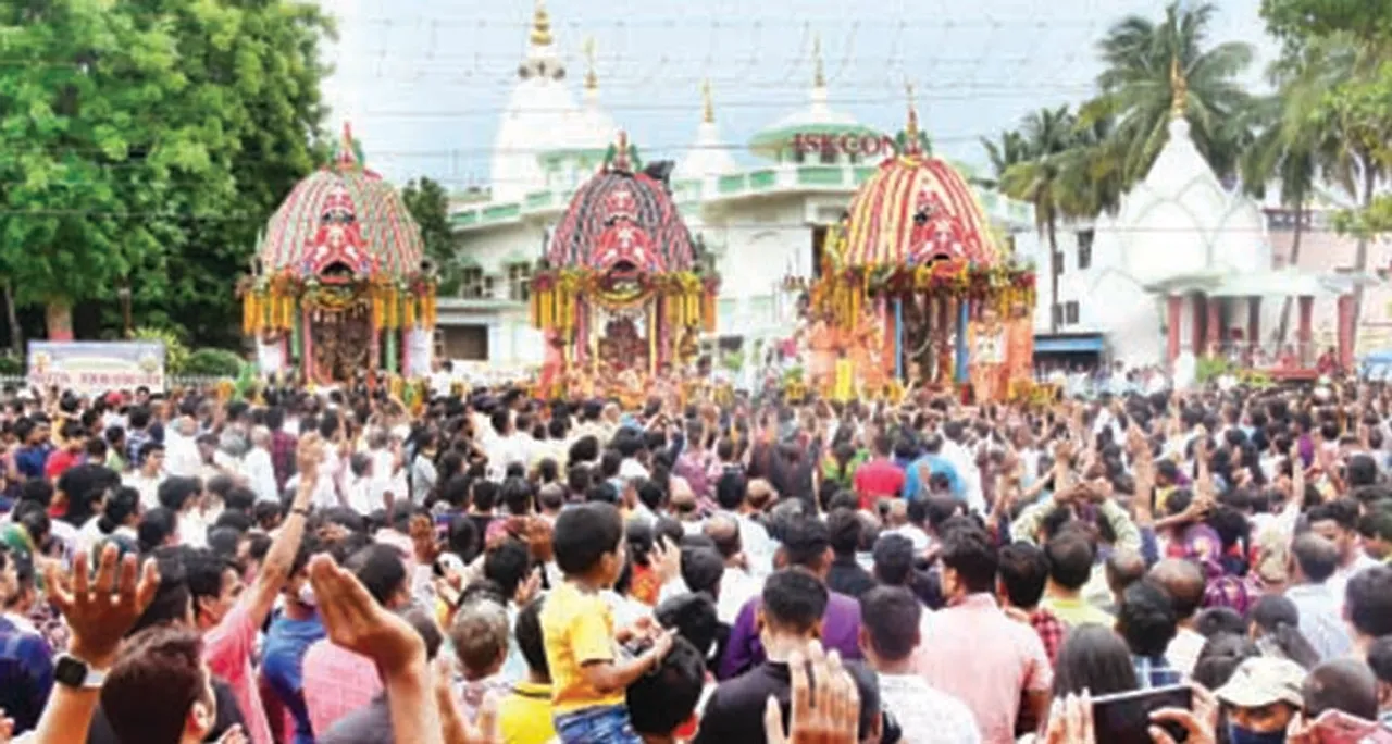  ଦୁଇ ବର୍ଷ ପରେ ଗଡ଼ିଲା ରଥ, ମାଉସୀ ଘରେ ତିନି ଠାକୁର