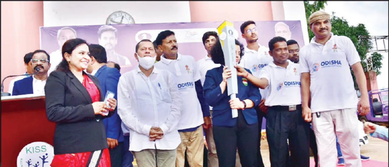 କିଟ୍‌ ଓ କିସ୍‌ରେ ଚେସ୍‍ ଅଲିମ୍ପିଆଡ୍ ମଶାଲ ଶୋଭାଯାତ୍ରାକୁ ଭବ୍ୟ ସ୍ୱାଗତ