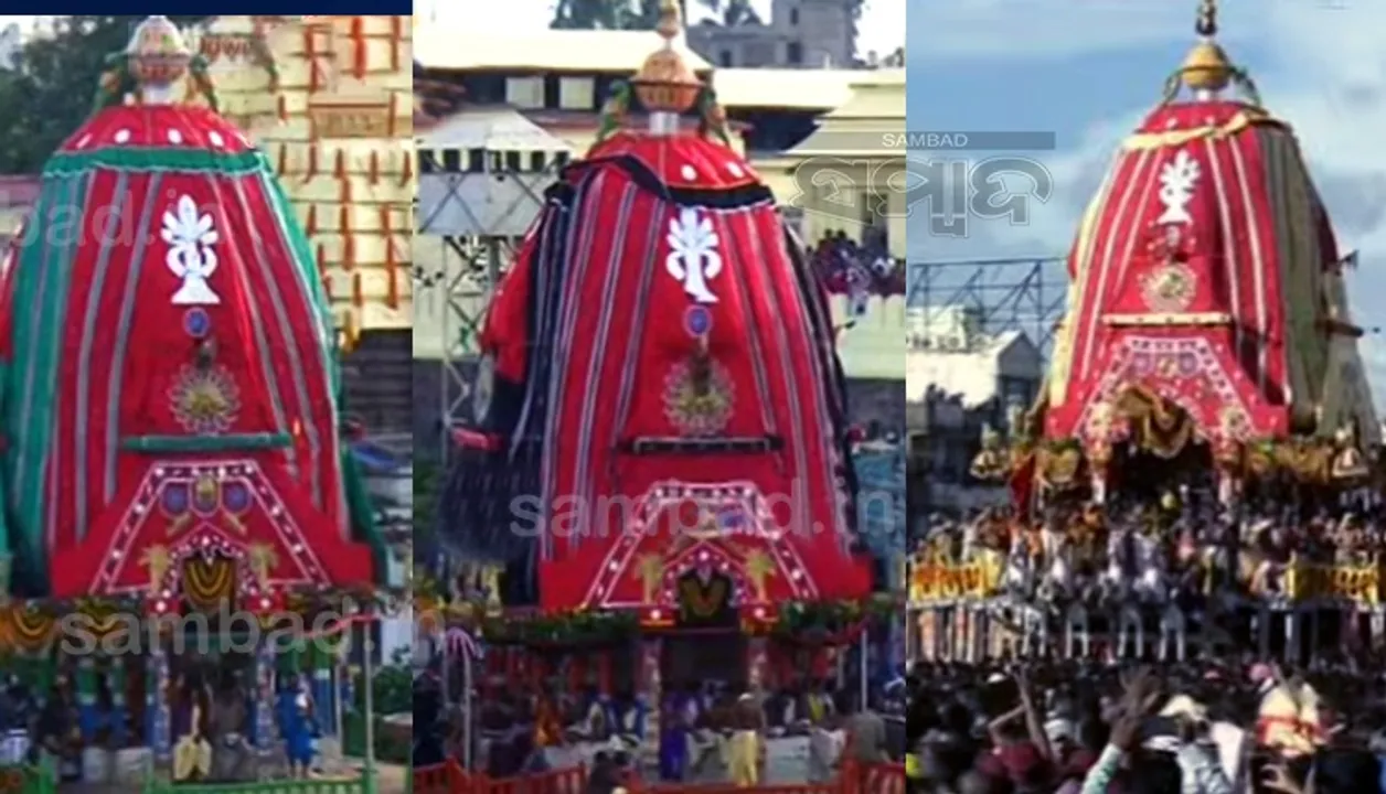  ସିଂହଦ୍ବାର ସମ୍ମୁଖରେ ତାଳଧ୍ବଜ, ଦର୍ପଦଳନ ଓ ନନ୍ଦିଘୋଷ