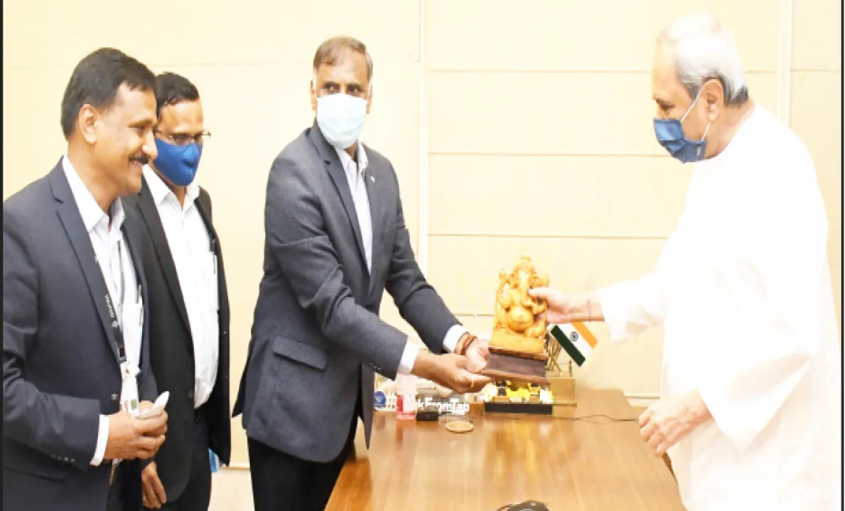  ମୁଖ୍ୟମନ୍ତ୍ରୀଙ୍କୁ ଭେଟିଲେ ବ୍ୟାଙ୍କ ନୋଟ୍ ପେପର ଇଣ୍ଡିଆର ଏମ୍‌ଡି