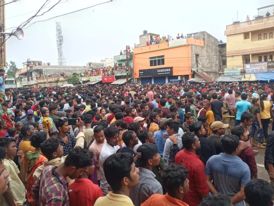  ବାରିପଦା ରଥଯାତ୍ରାରେ ଶ୍ରଦ୍ଧାଳୁଙ୍କ ଭିଡ଼।