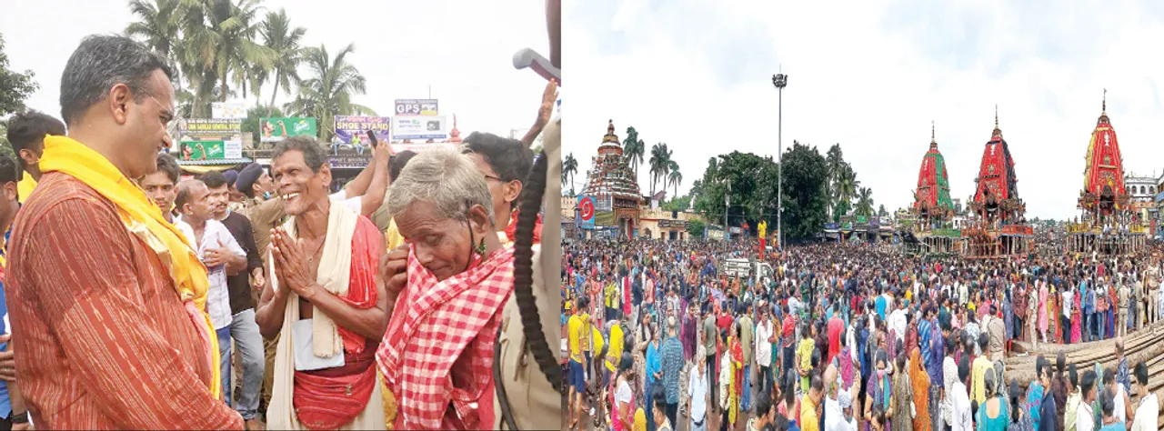  ରଥାରୂଢ଼ ଶ୍ରୀଜିଉଙ୍କୁ ଦର୍ଶନ କଲେ ଭକ୍ତ: ବିଚାରପତିଙ୍କୁ ଛାଡ଼ିଲେନି