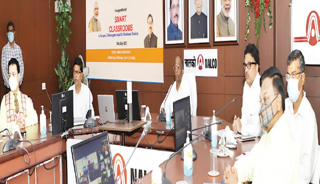  ନାଲ୍‌କୋ ପକ୍ଷରୁ ୩୦୦ ସ୍ମାର୍ଟ କ୍ଲାସ୍‌ରୁମ୍ ଉଦ୍‌ଘାଟିତ