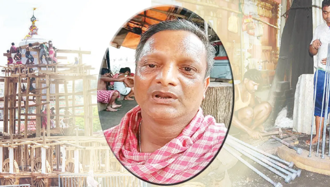  ୩ଟନ୍‌ ଲୁହାରେ କଣ୍ଟା କରନ୍ତି କମାର ସେବକ, କଣ୍ଟା ପ୍ରସ୍ତୁତି ପାଇଁ  ଲାଗିଥାଏ ୫୫ରୁ ୫୮ ଦିନ