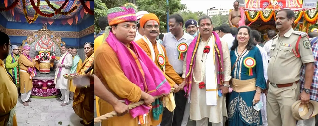  ବିଶାଖାପାଟଣାରେ ରଥଯାତ୍ରା: ଜୟ ଜଗନ୍ନାଥ ଧ୍ବନିରେ କମ୍ପିଲା ଅଞ୍ଚଳ