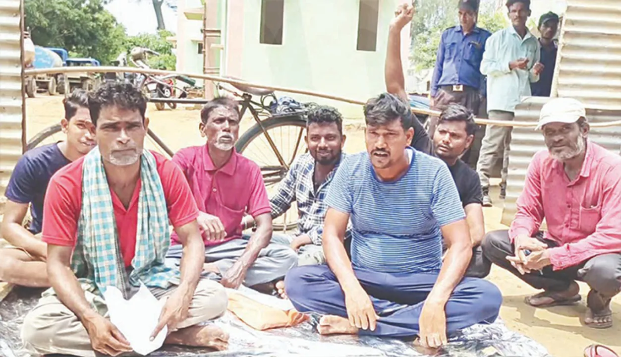  ପାଉଣା ନ ପାଇ ଶ୍ରମିକଙ୍କ ଧାରଣା