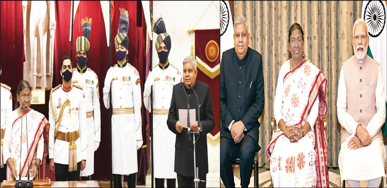  ଶପଥ ନେଲେ ଉପରାଷ୍ଟ୍ରପତି ଜଗଦୀପ ଧନଖଡ଼