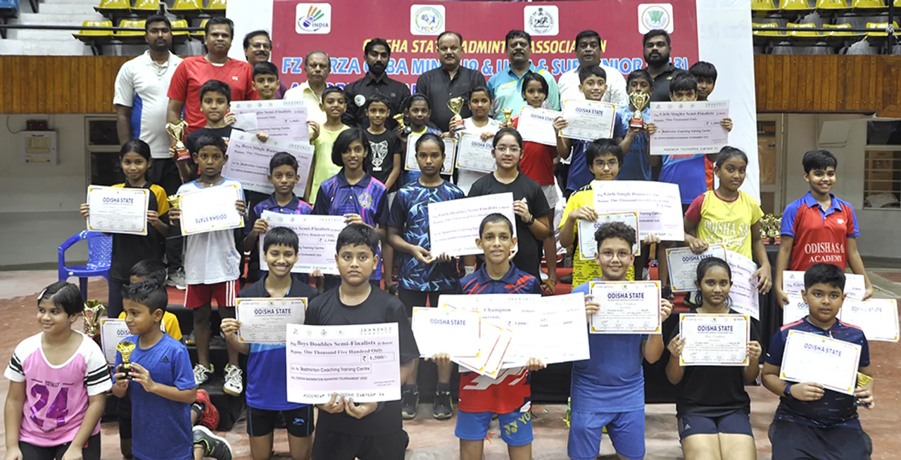  ରାଜ୍ୟ ରାଙ୍କିଙ୍ଗ୍‌ ବ୍ୟାଡ୍‌ମିଣ୍ଟନ ପ୍ରତିଯୋଗିତା ଉଦ୍‌ଯାପିତ