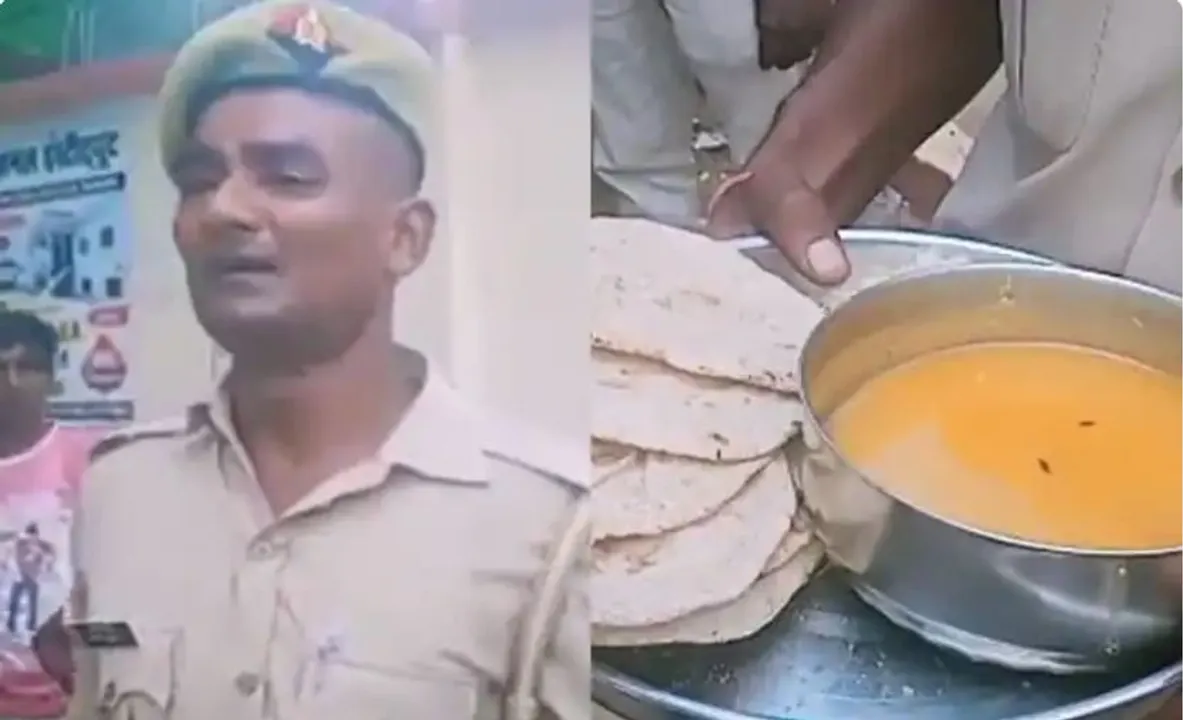  ୧୨ ଘଣ୍ଟା କାମ କରିବା ପରେ ବି ମିଳୁଛି ନିମ୍ନମାନର ଖାଦ୍ୟ, ଭାଇରାଲ ଭିଡିଓରେ ନିଜ ଦୁଃଖ ବଖାଣିଲେ ପୁଲିସ କନେଷ୍ଟବଳ